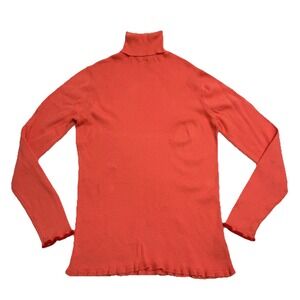 Krimson Klover Sweater Merino Cotton/Silk Blend XL Long Sleeve Coral Pink Winter
